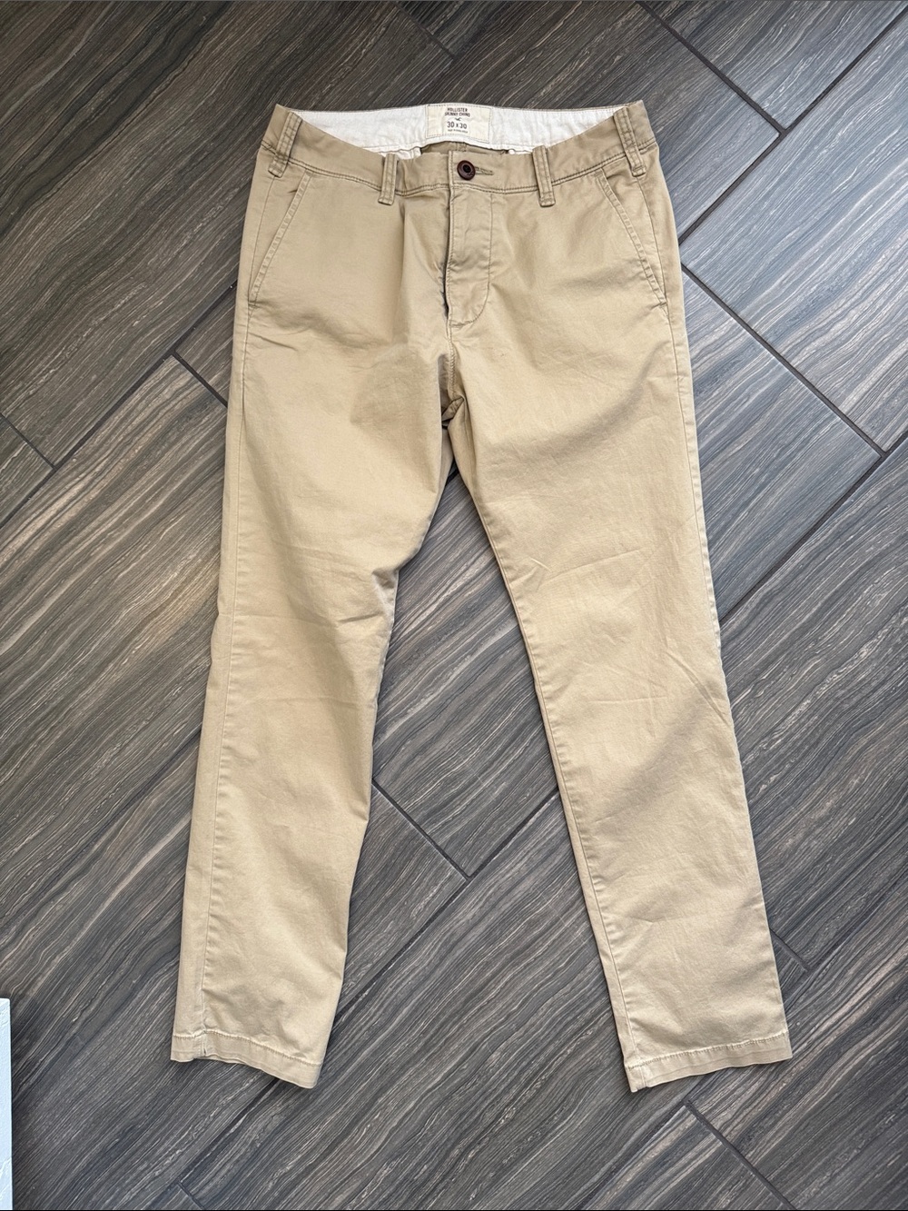 American Eagle Outfitters Tan Slim Chinos